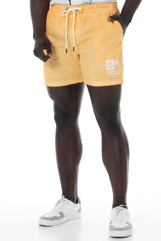 Limited Quantity Dirty Dye Pool Shorts _ 153889 _ Ochre