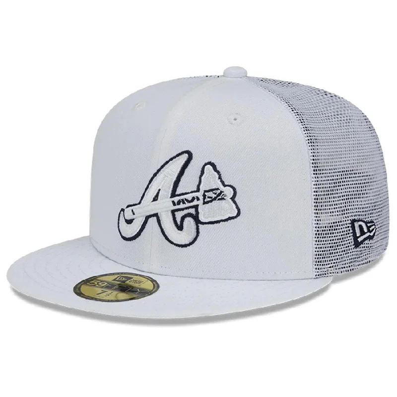Price Slash New Era Atlanta Braves 2022 Batting Practice 59FIFTY Fitted Hat - White