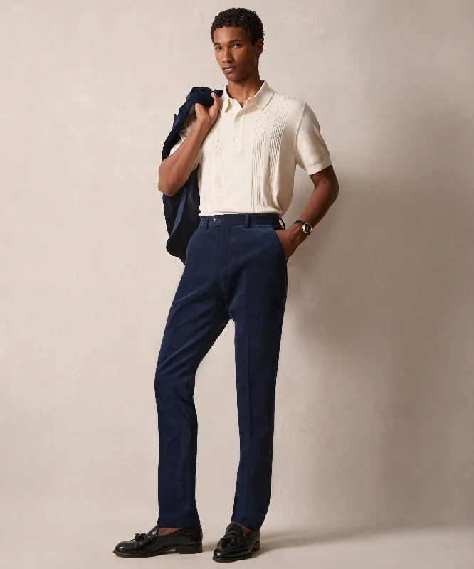 Weekend Specials to Grab Italian Corduroy Sutton Trouser in Navy