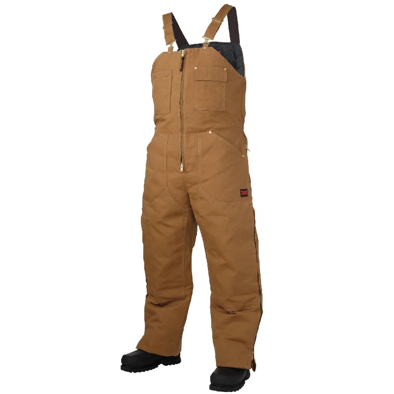 Act Now Tough Duck Men's Winter Bib Work Overalls WB03 - 12 oz Cotton Duck, Insulated, Waterproof Seat and Knees, Adjustable Straps | Sizes S-5XL