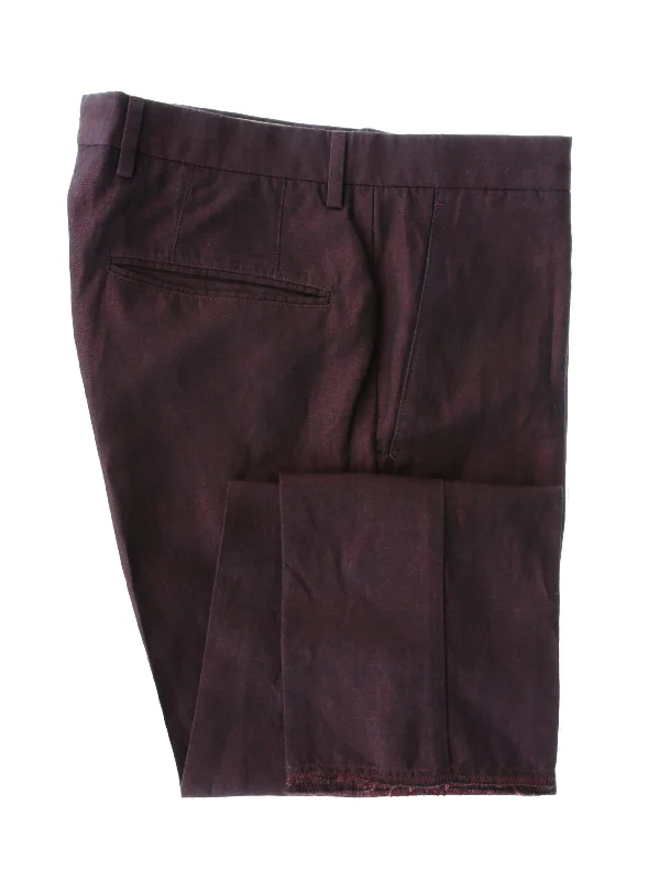 Incotex Burgundy Red Pants