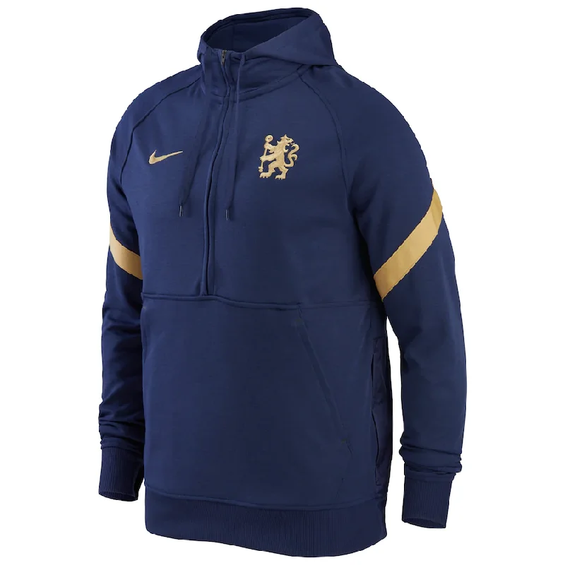 Weekend Deals That Amaze Nike Chelsea FC Men's 1/2-Zip Fleece Soccer Hoodie