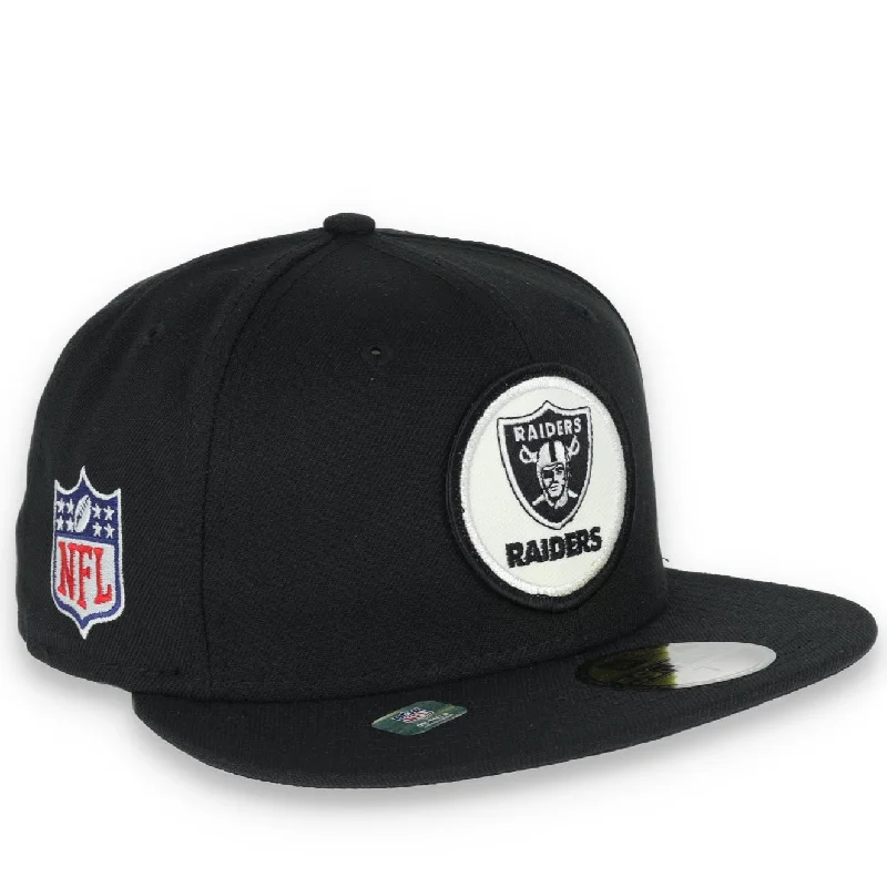 Quick Sale New Era Las Vegas Raiders Historic 2022 Sideline 59FIFTY Hat-Black