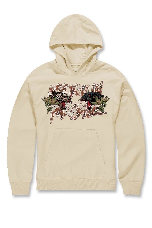 Friends and Family Sale Untamed Pullover Hoodie (Light Khaki)