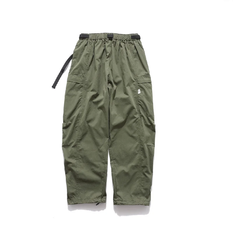 Deal Explosion Men's Loose Multi-pocket Overalls With Belt