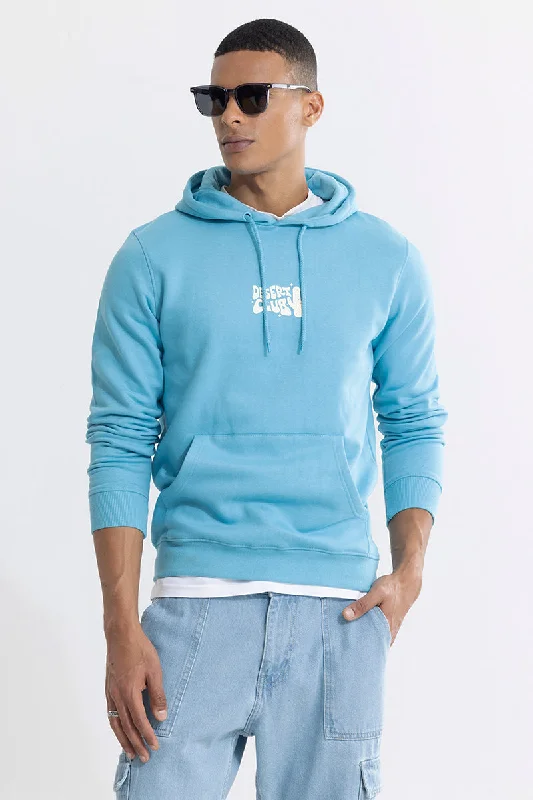 Weekend Bargains Await You Desert Club Blue Hoodie