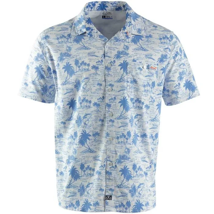 Limited Offer Salt Life Short Sleeve Men's Woven Shirts