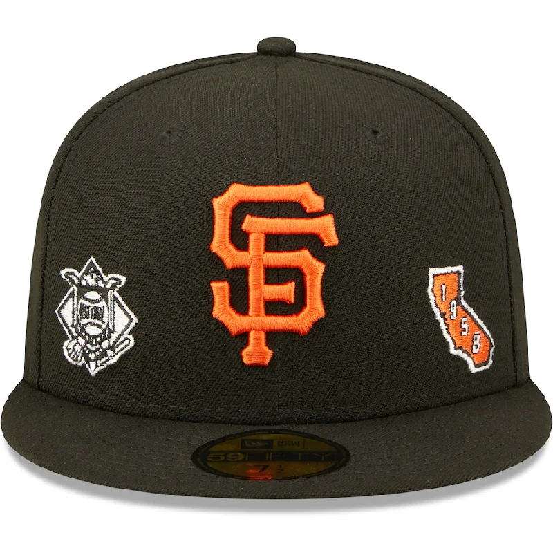 Price Slash New Era San Francisco Giants Identity 59FIFTY Fitted Hat - Black