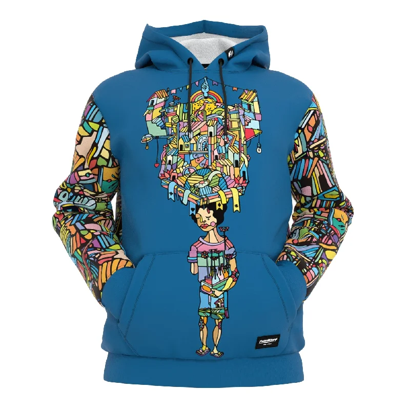 Closeout Deal Porta Blue Hoodie