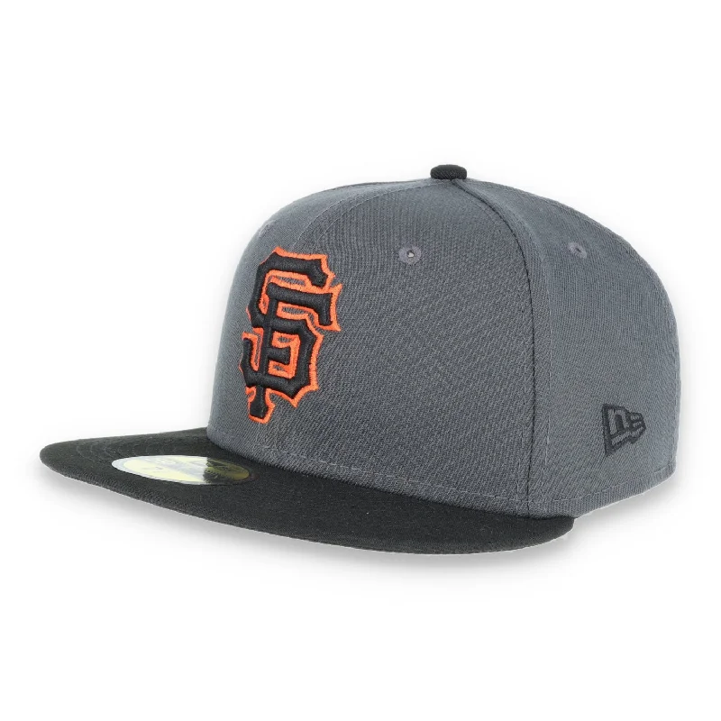 Clearance Sale San Francisco Giants New Era 59Fifty Fitted Hat-Dark Grey/Black