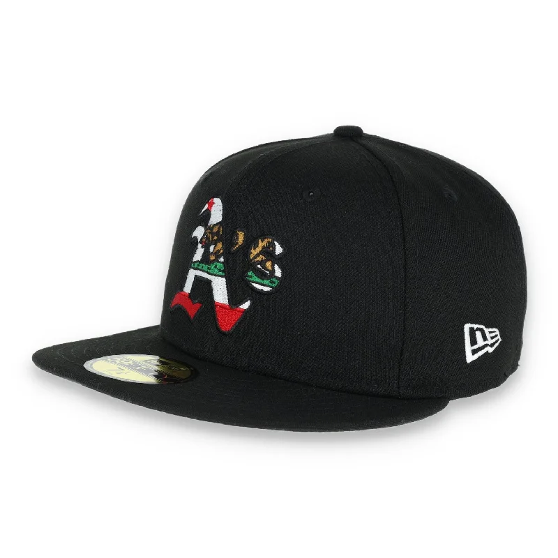 Buy Now OAKLAND ATHLETICS NEW ERA CA BEAR 59FIFTY FITTED HAT-BLACK