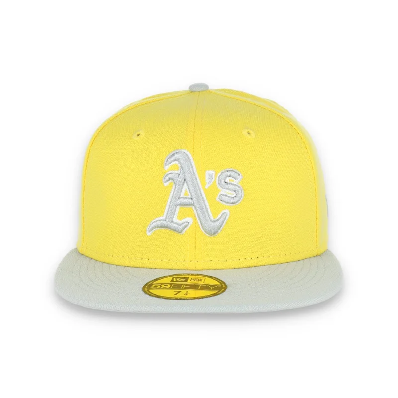 Weekend Special NEW ERA OAKLAND ATHLETICS 59FIFTY COLOR PACK-YELLOW/GREY