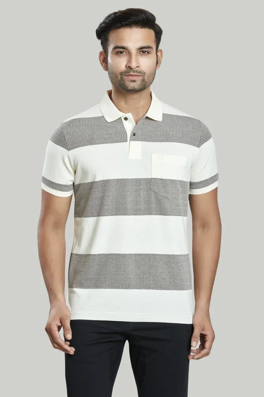 Weekend Deals That Sparkle Stripe Jacquard Polo