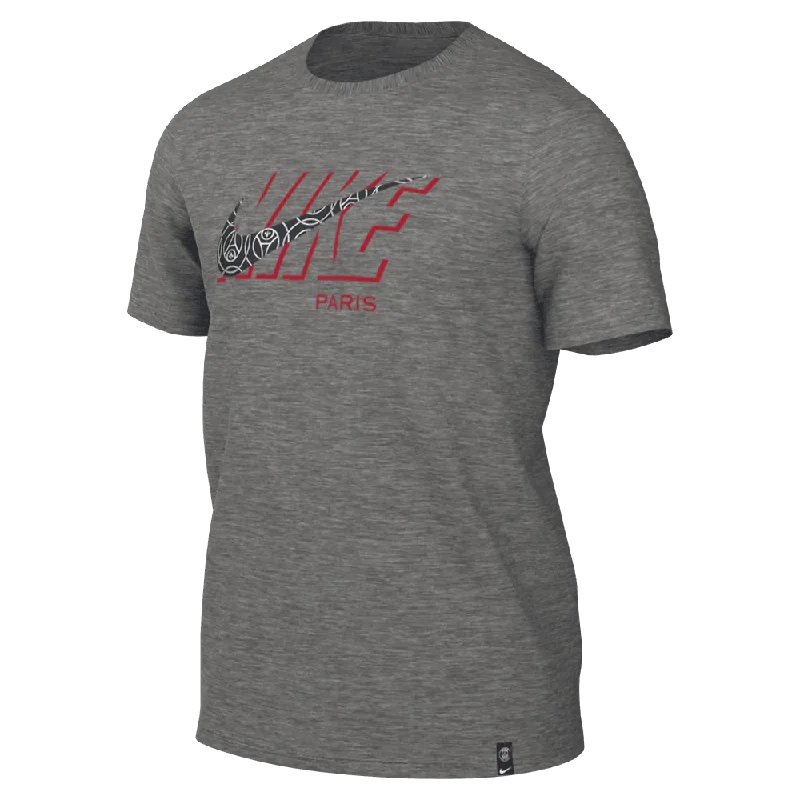 Super Bargain Nike Men's Paris Saint-Germain Swoosh Soccer T-Shirt-Grey