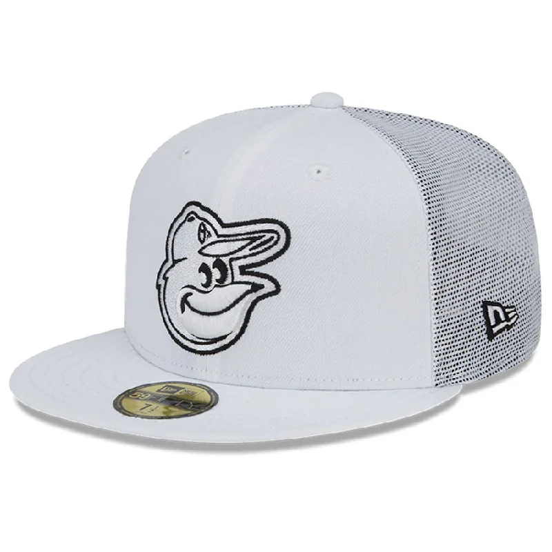 Year-End Clearance Baltimore Orioles New Era 2022 Batting Practice 59FIFTY Fitted Hat - White Year-End Clearance Baltimore Orioles New Era 2022 Batting Practice 59FIFTY Fitted Hat - White