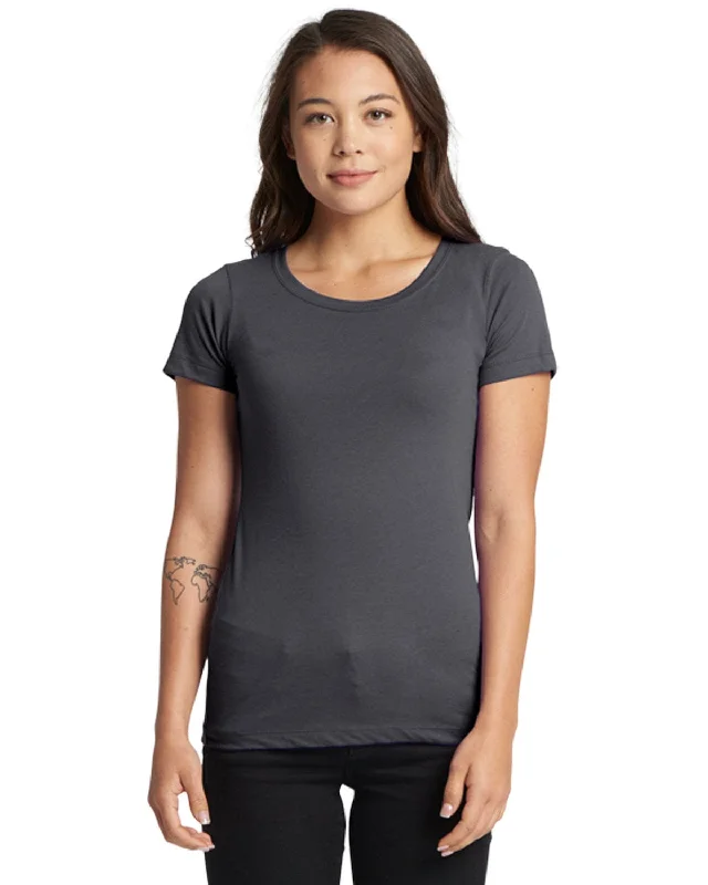 Next Level Ladies Ideal Short Sleeve Crew Tee | Dark Gray