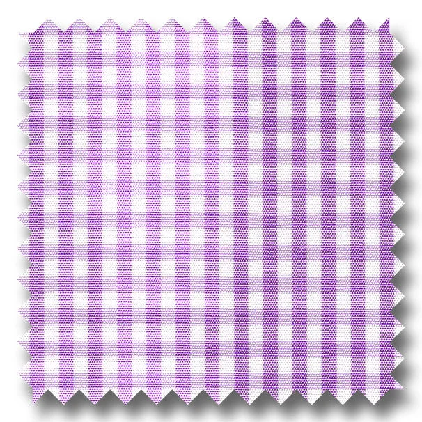 Flash Sale Lavender Check 2Ply Broadcloth - Custom Dress Shirt