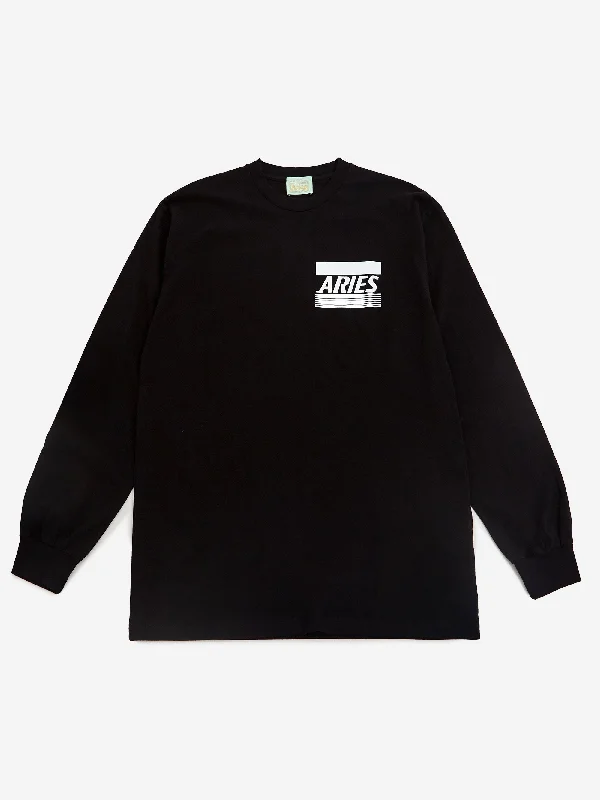 Discount Extravaganza Aries Credit Card Long Sleeve T-Shirt - Black