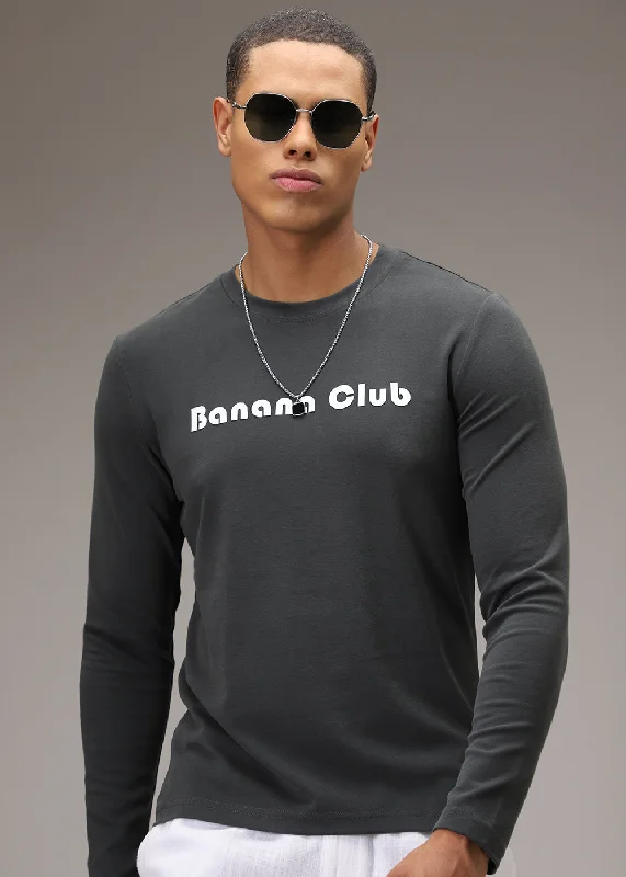 Anniversary Sale Banana Club Grey Regular Fit T-shirt