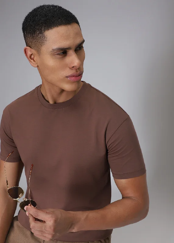Markdowns Brown Regular Fit T-shirt