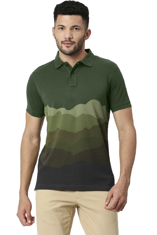 Muscle Fit Cotton Polo T-shirt