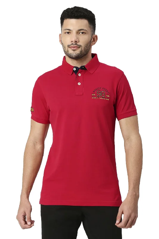 Muscle Fit Cotton Polo T-shirt