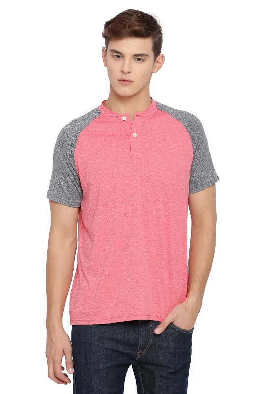 Muscle Fit Henley T Shirt