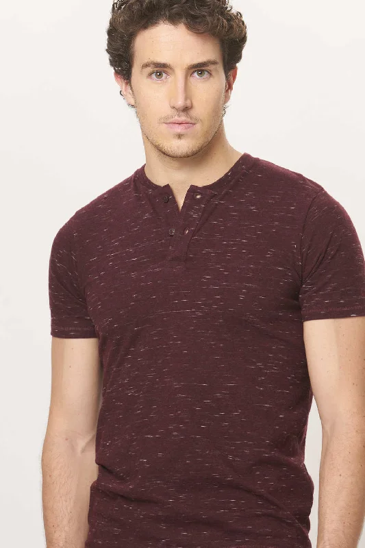 Muscle Fit Henley T.shirt