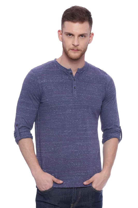 Muscle Fit Henley T Shirt