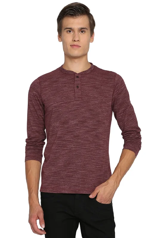 Muscle Fit Henley T Shirt