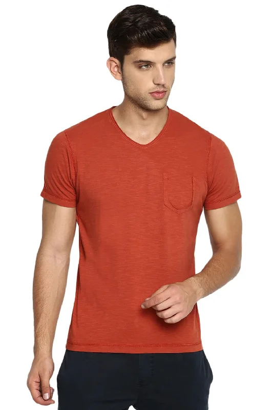 Muscle Fit V Neck T Shirt