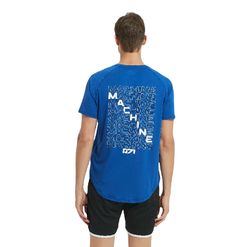 Pay Less Carroll Performance SS Top  Royal/White
