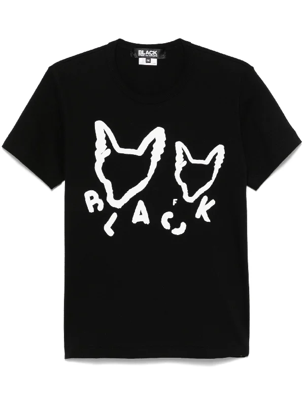 Early Bird Cat-Print T-Shirt