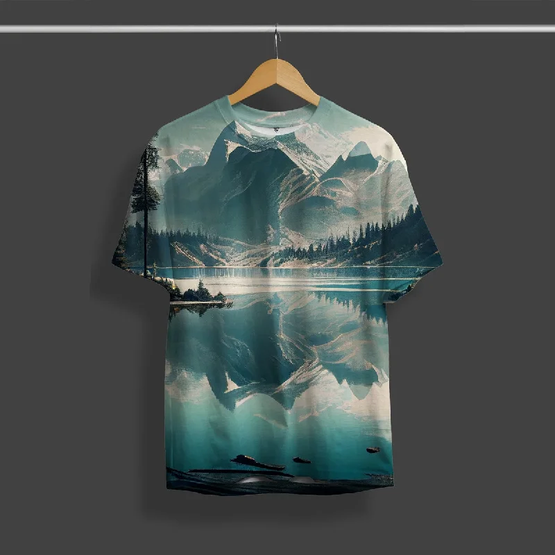 Mountains Lover Full Printed T-Shirt