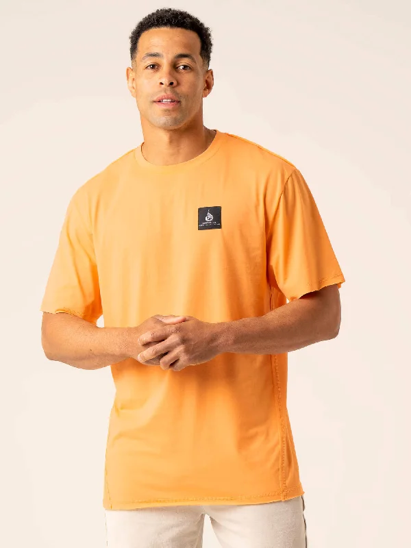 Exclusive Offer Dynamic Oversized T-Shirt - Orange Sherbet