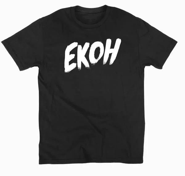 Weekend Discounts to Celebrate Ekoh Brushstroke T-Shirt Black