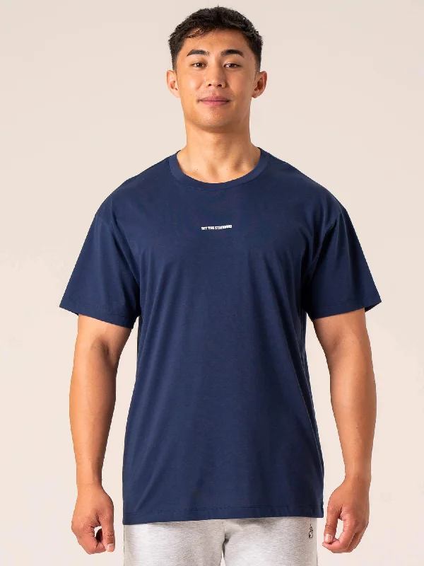Reduced Rates Emerge Oversized T-Shirt - Navy