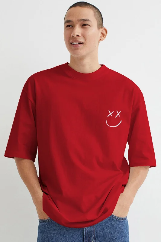 Eminem Red Oversized T-Shirt