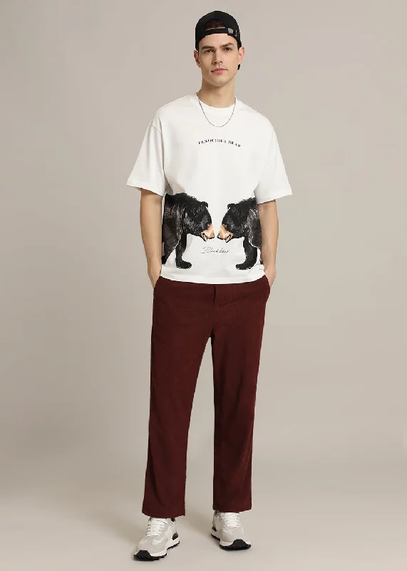 Savings Spectacular Ferocious White Oversized T-shirt