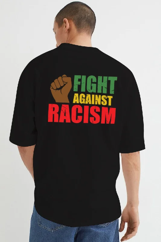 Fight Against Racism Black Oversize Tee