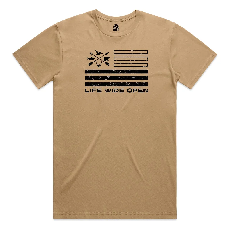 Special Offer Freedom Outdoors Khaki Tee