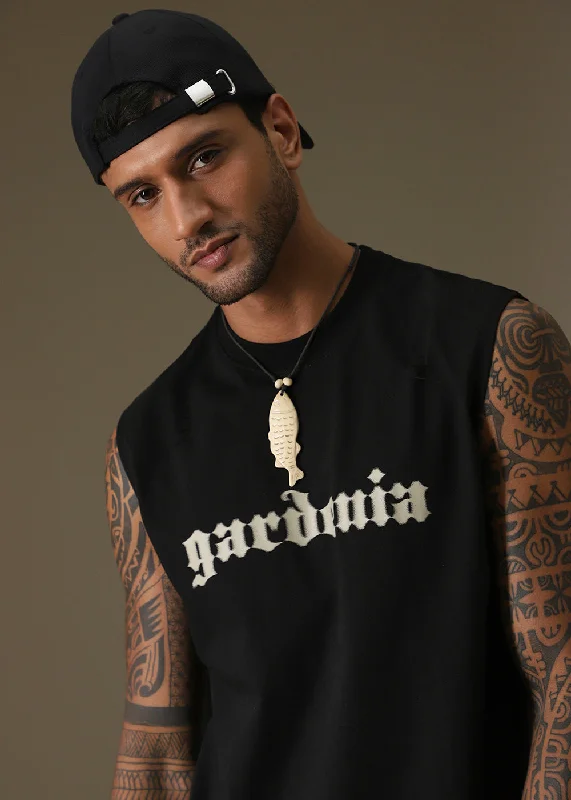 Price Drop Alert Gardenia Black Ribbed Regular Tank