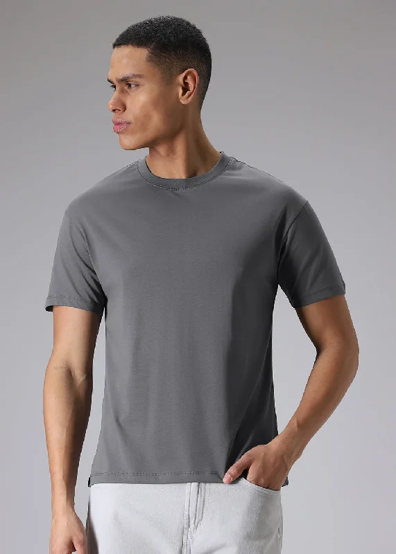 Online Exclusive Grey Regular T-shirt