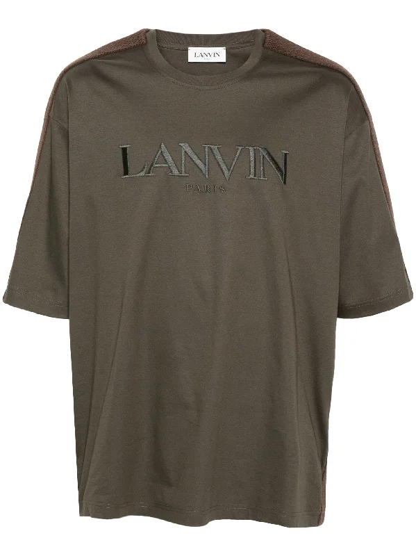 Pay Less Logo-Embroidered Cotton T-Shirt