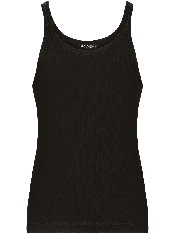 Flash Sale Logo-Patch Detail Tank Top