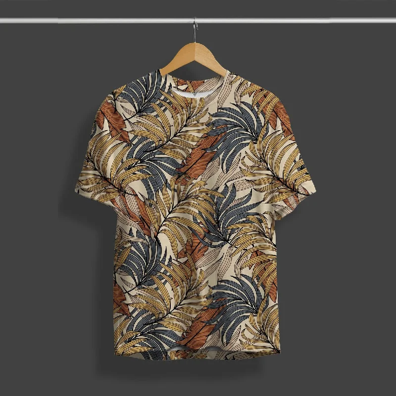 Long Leaf All Over Print Tee