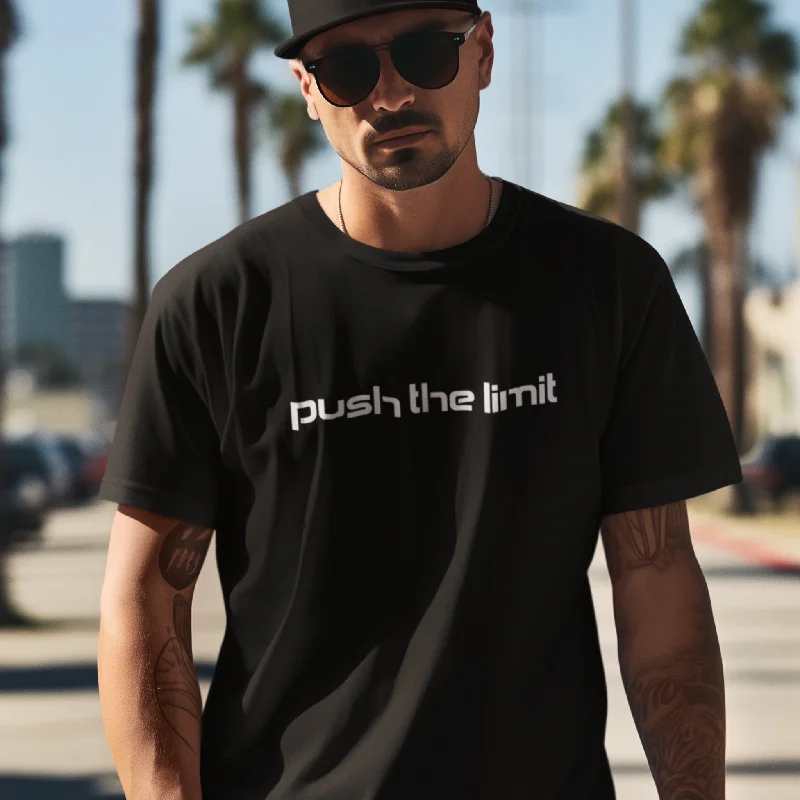 Final Clearance MACHINE PUSH THE LIMIT TEE 2.0 - Black