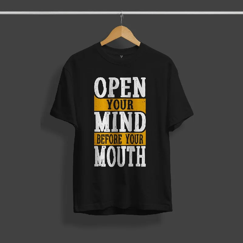 Open Your Mind Graphic Printed T-Shirt