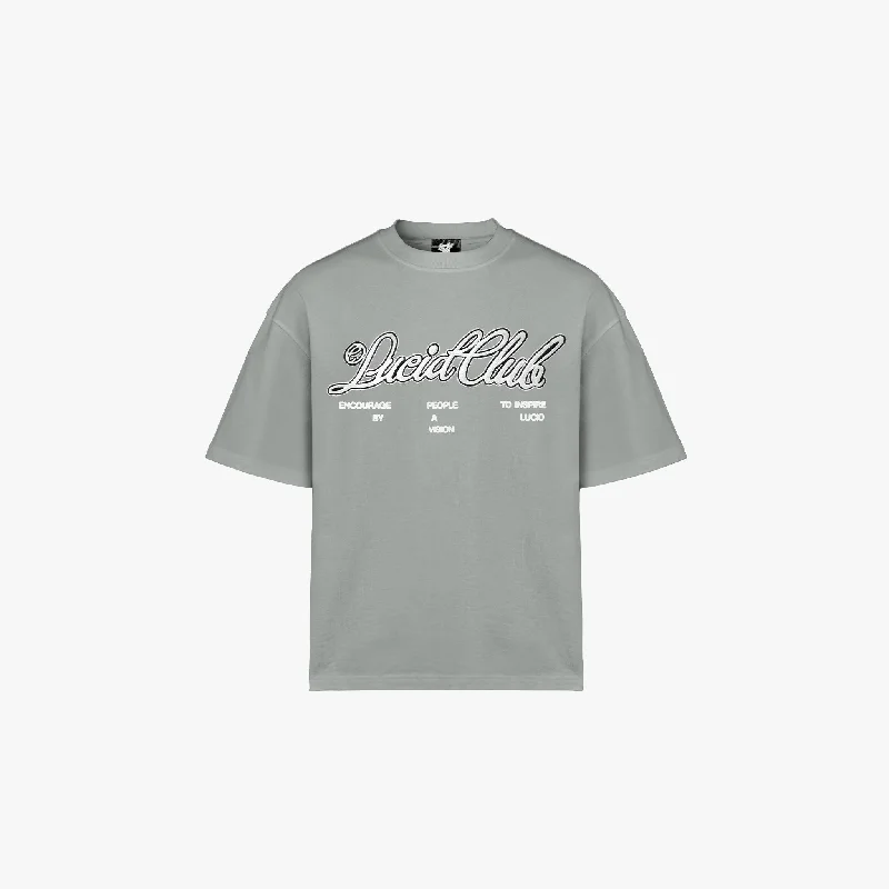 Super Discount Script Logo Tee "Grey"