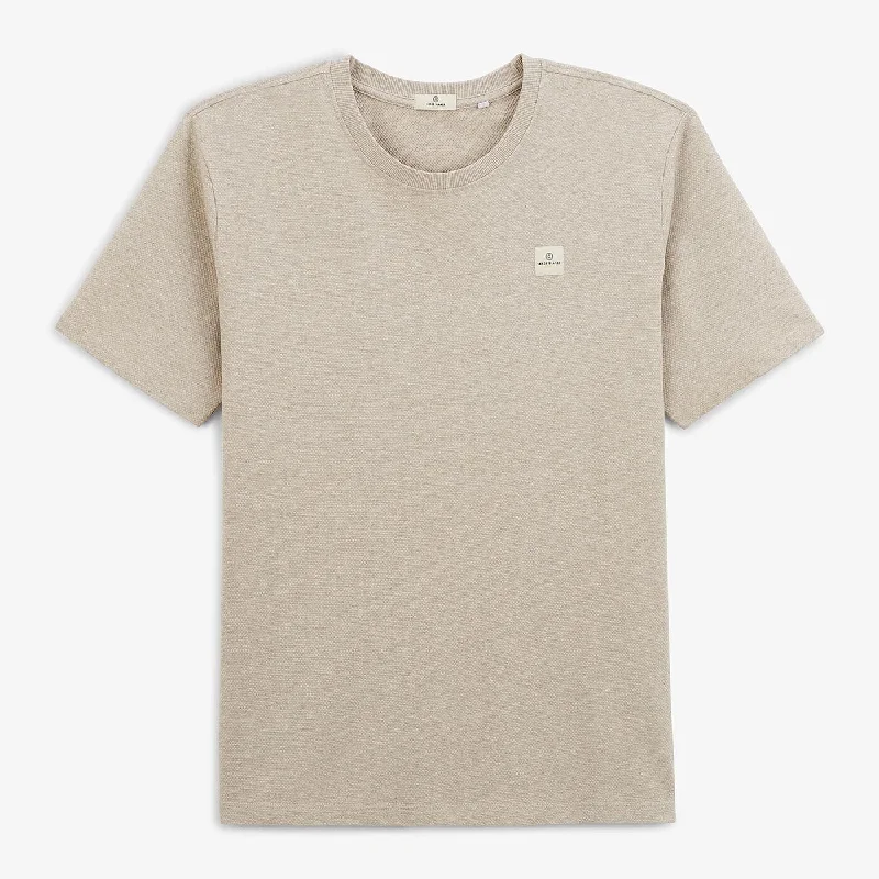 Take Action Tracy beige mottled t-shirt